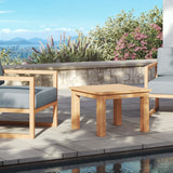 Pacific Teak Outdoor Club Chair Set