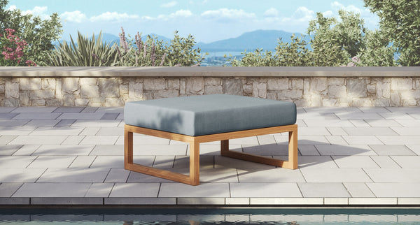 Pacific Teak Outdoor Ottoman