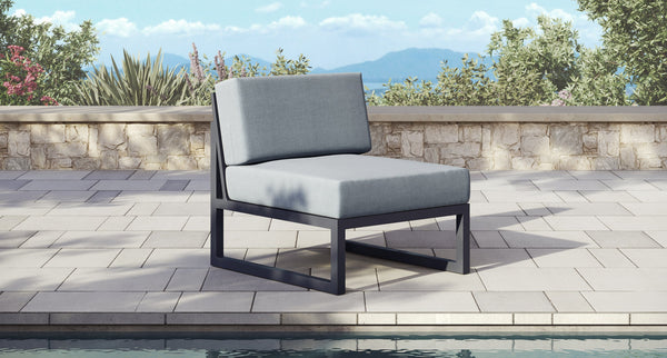 Pacific Aluminum Outdoor Armless Piece