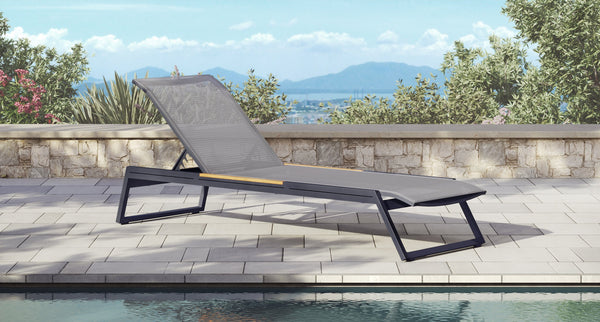 Pacific Aluminum Outdoor Lounge Chair Set