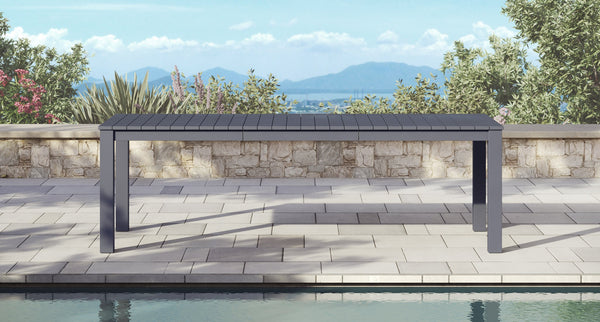 Pacific Aluminum Outdoor Dining Set for 8