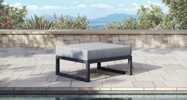 Pacific Aluminum Outdoor Ottoman