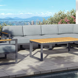 Pacific Aluminum Outdoor Sectional Set