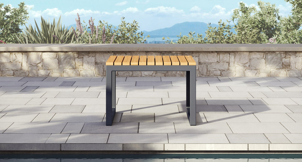 Pacific Aluminum Outdoor End Table