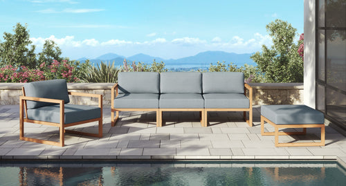 Pacific Teak Outdoor Sofa Set