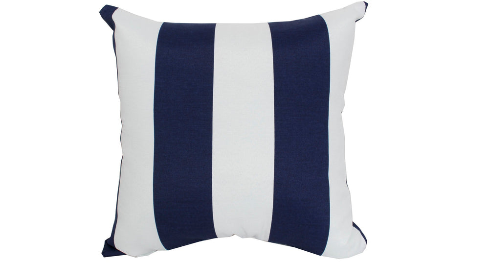 Outdoor Throw Pillow - Cabana Navy