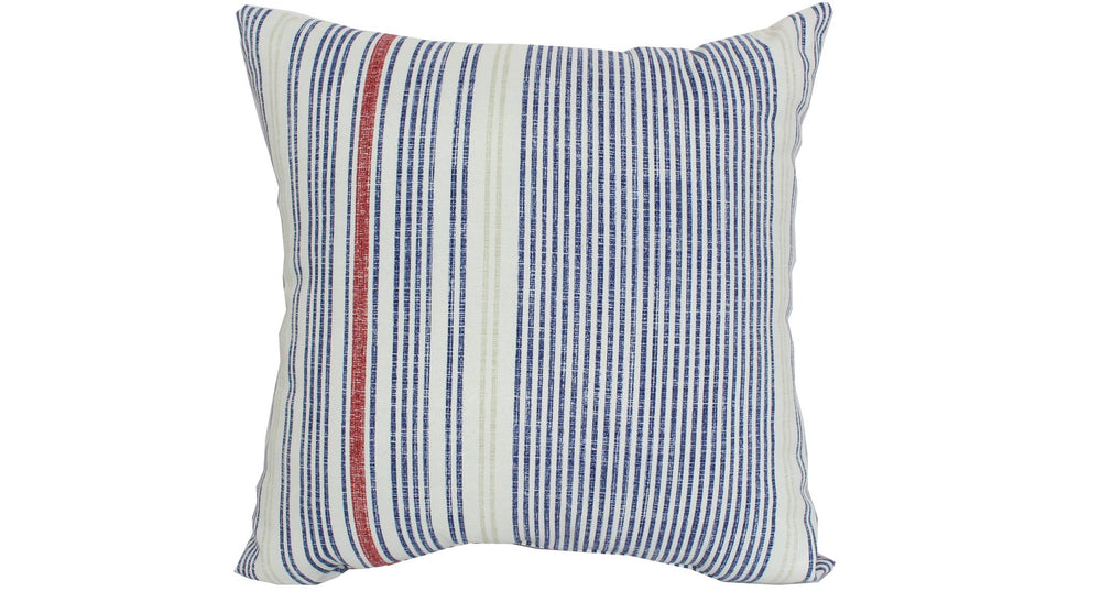 Outdoor Throw Pillow - Calista Denim