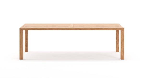 Pacific Teak & Mesh Outdoor Dining Set for 8