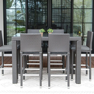 Salina Bar Set for 6 - Sunbrella Cast Slate