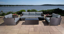 Salina Sofa & Club Chair Set - Sunbrella Cast Slate