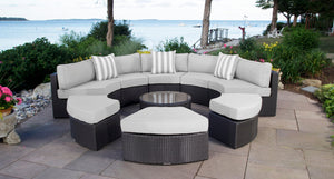 Santorini outdoor daybed - Sunbrella Canvas Granite