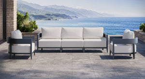 Atlantic Aluminum Outdoor Sofa & Club Chair Set