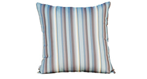 Outdoor Throw Pillow - Blue Striped