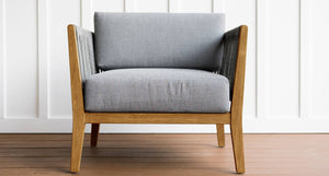 Capri Teak & Rope Outdoor Club Chair