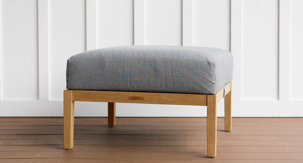 Capri Teak Outdoor Ottoman