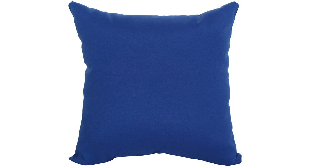 Outdoor Throw Pillow - Cobalt Blue