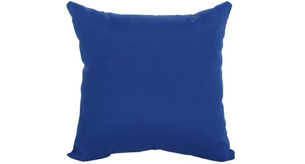 Outdoor Throw Pillow - Cobalt Blue