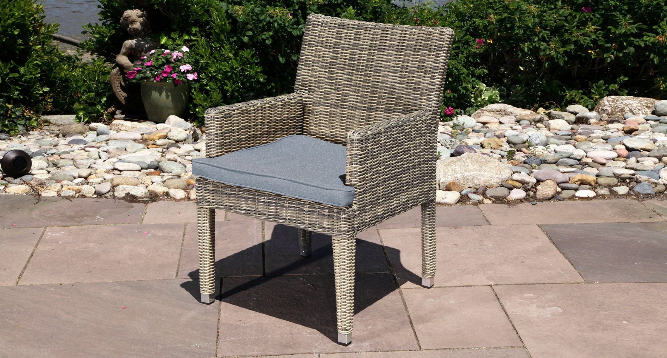 Corsica arm chair - Sunbrella Cast Slate