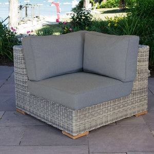 Corsica corner piece - Sunbrella Cast Slate