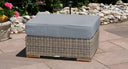 Corsica ottoman - Sunbrella Cast Slate