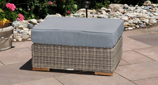 Corsica ottoman - Sunbrella Cast Slate