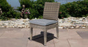 Corsica side chair - Sunbrella Cast Slate