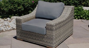Corsica club chair - Sunbrella Cast Slate