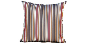 Outdoor Throw Pillow - Red Striped