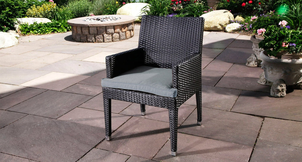 Salina arm chair - Sunbrella Spectrum Mushroom