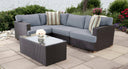 Salina outdoor sectional - Sunbrella Cast Slate