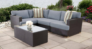Salina outdoor sectional - Sunbrella Cast Slate