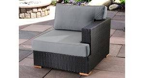 Salina right arm piece - Sunbrella Cast Slate