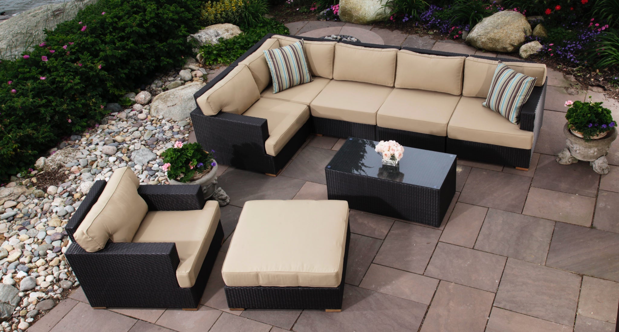Salina Outdoor Sectional Set - outdoor furniture company