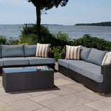 Salina outdoor sofa set 2 - Sunbrella Cast Slate
