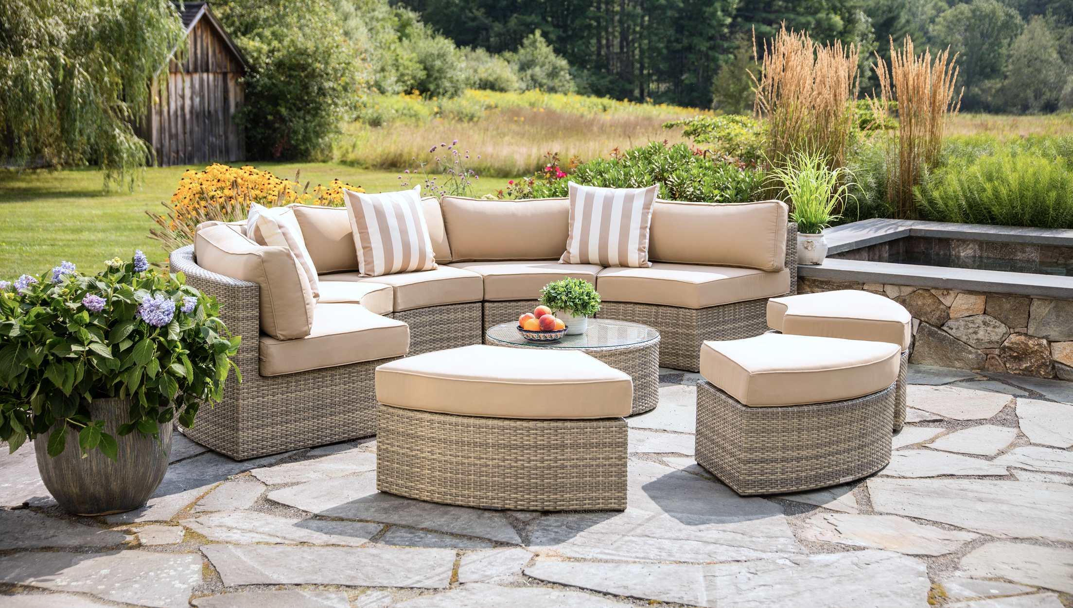 All Weather Wicker Patio Furniture. Wicker Sectionals More Madbury Road