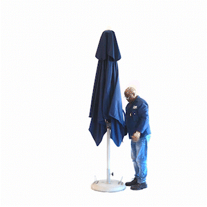 8 ft square patio umbrella 8 Ft. Square Outdoor Umbrella with Base