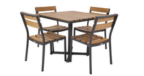 Asher outdoor 4 top dining set 