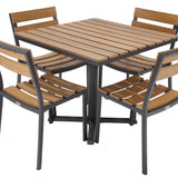 Asher outdoor 4 top dining set 2