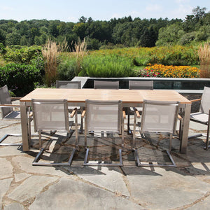 Bali outdoor dining set for 8