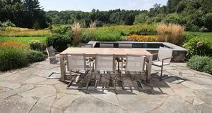 Bali outdoor dining set for 8