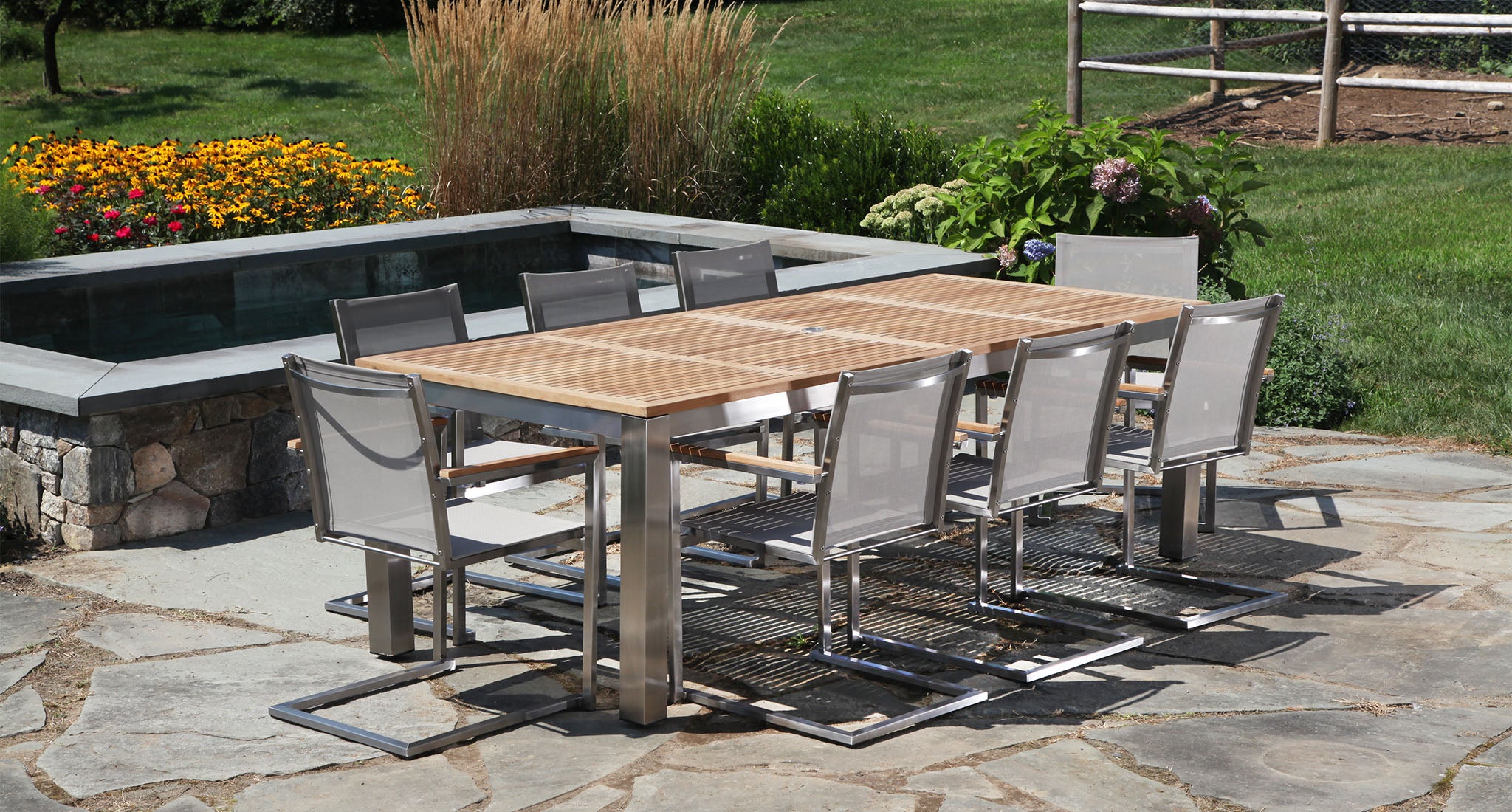Bali outdoor dining set for 8 2