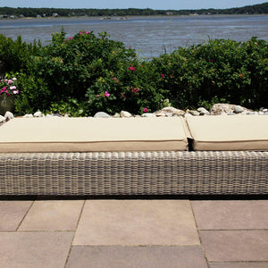 Corsica outdoor chaise lounge chair 2 - Sunbrella Spectrum Mushroom