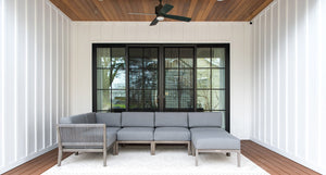 Fiji teak and rope outdoor patio daybed 3