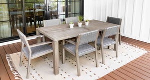 Fiji teak and rope dining set for 6 2