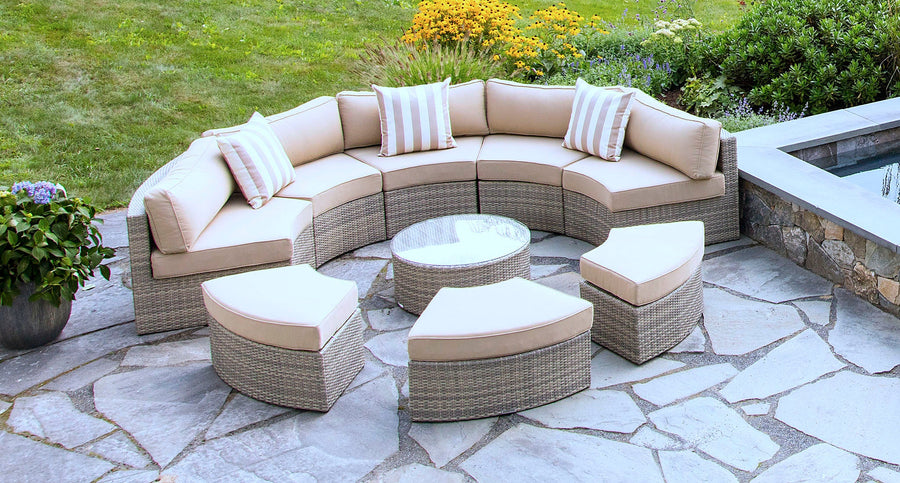 Gray santorini outdoor daybed 3