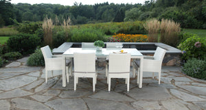 Mykonos outdoor dining set for 6