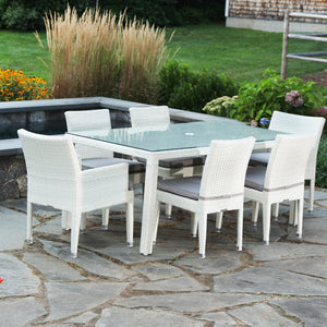 Mykonos outdoor dining set for 6