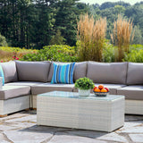 Mykonos sectional with extender