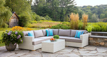 Mykonos sectional with extender 2