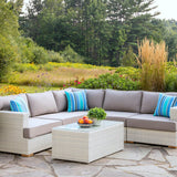Mykonos sectional with extender 2
